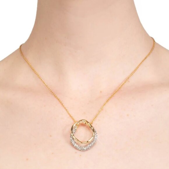 Alexis Bittar Solanales Gold Crystal Orbit Necklace - Picture 5 of 5